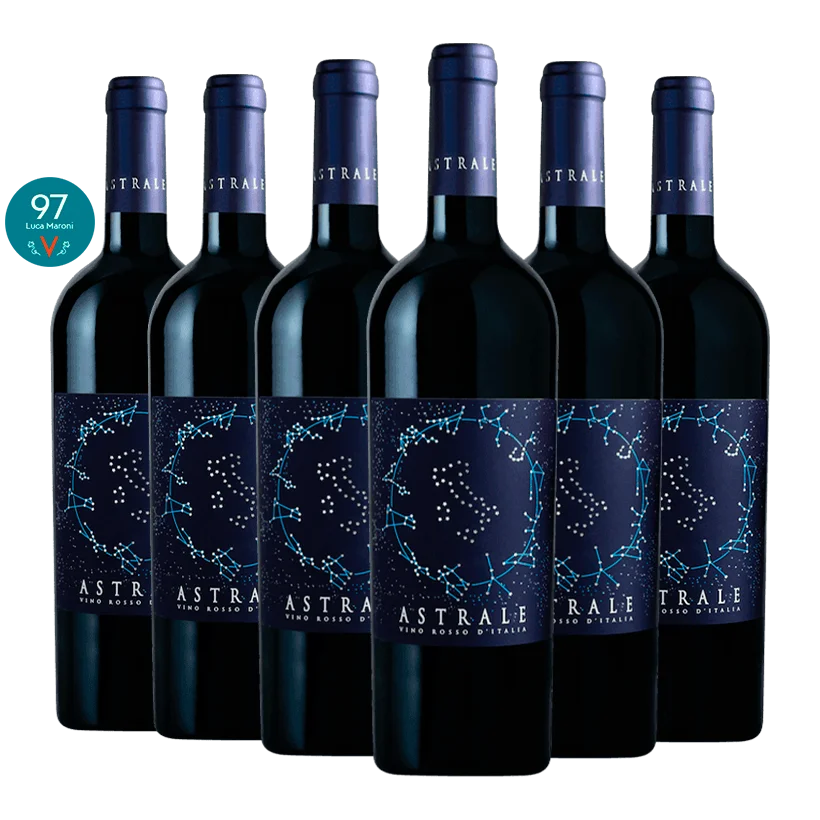 Pack of 6 Bottles Astrale Rosso N.V. 4.5L