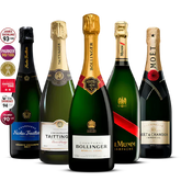 Pack of 5 Prestigious Maison Champagnes 3.75L